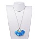 (vente de bijoux pour fêtes d'usine) colliers avec pendentif en fil de soie glacée NJEW-JN02520-M-5