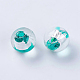 Handgemachte Glasperlen Silberfolie LAMP-J089-T-3