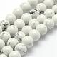 Synthetic Howlite Bead Strand G-P292-01-8mm-1