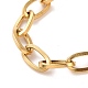 Placage sous vide 304 bracelet chaîne câble en acier inoxydable pour hommes femmes BJEW-E031-05B-G-2