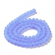 Imitation Jade Solid Color Glass Beads Strands EGLA-A034-J10mm-MD03-3