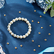 BENECREAT 160Pcs 14K Real Gold Plated Alloy Spacer Beads FIND-BC0004-90-5