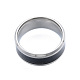 201 Stainless Steel Temperature Plain Band Finger Ring for Women RJEW-N043-10P-3