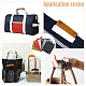Wadorn 14 pz 7 colori in similpelle manico per bagagli per valigie AJEW-WR0001-77-6
