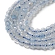 Natürliche Aquamarin Perlen Stränge G-A097-A17-01-4