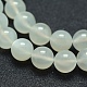 Naturelles perles pierre de lune blanc brins G-P342-02A-10mm-A-3