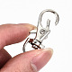 Alloy Swivel Lobster Claw Clasps X-PALLOY-T010-02P-3