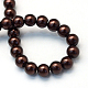 Chapelets de perles rondes en verre peint X-HY-Q003-4mm-40-4