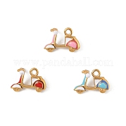 Подвески из нержавеющей стали 304 с эмалью STAS-P396-16G-M