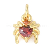 Латунные микро проложить кубического циркония подвески KK-S390-03G-02
