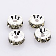 Латунь марки А горный хрусталь Spacer бисер RB-A014-Z6mm-12S