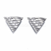 304 Stainless Steel Charms STAS-S080-056P-NR
