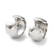 Однотонные серьги-каффы из латуни EJEW-D088-19P