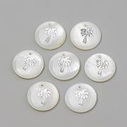 Подвески из пресноводных оболочек SHEL-Q010-008P