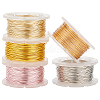 Wholesale PH PandaHall 18K Gold Plated Copper Wire 