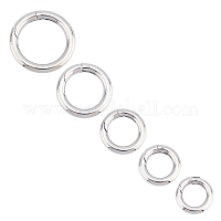 Stainless Steel Key Rings - 5 Pcs 1inch 25mm Round Split Key Rings for  Keychains - Surgical Grade Stainless Steel Keychain Rings 5-Pack