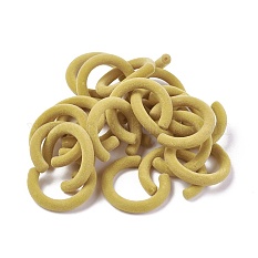 Flocky Acrylic Beads X-OACR-L010-A-10