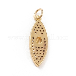 Messing micro pave klare zirkonia anhänger&nbsp;LS-KK-D532-08G