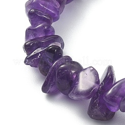 Braccialetti elasticizzati con perline e scaglie di pietre preziose miste naturali e sintetiche&nbsp;BJEW-JB09586