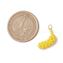 Bananenanhänger aus Glasperlen&nbsp;PALLOY-MZ00464