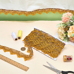 Bordure en dentelle en fibre de polyester&nbsp;OCOR-WH0101-226C