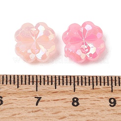 Placage uv perles acryliques opaques&nbsp;OACR-G058-17F
