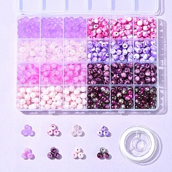 DIY-Sets zur Schmuckherstellung für Armbänder aus runden Acrylperlen&nbsp;DIY-FS0007-40