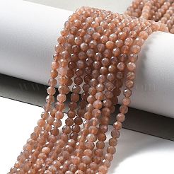 Natürliche sunstone Perlen Stränge&nbsp;G-H080-B01-01