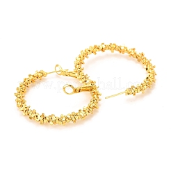 Orecchini a cerchio in ottone&nbsp;EJEW-F273-05G