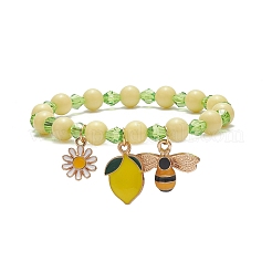 Stretch-Armband aus Acrylperlen&nbsp;BJEW-JB08770