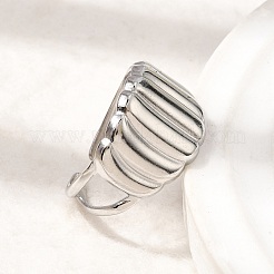 Anillos abiertos para puños de acero inoxidable 304&nbsp;LS-STAS-H259-05P
