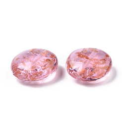 Perline murano con sabbia d'oro fatto a mano&nbsp;LAMP-N031-01-07
