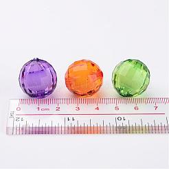 Mischfarbe stämmig Bubblegum-Perlen&nbsp;X-TACR-S086-20mm-M