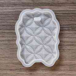 DIY geprägte Blumenmuster Anhänger Silikonformen&nbsp;DIY-G079-01B