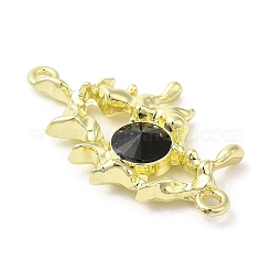 Jet-Legierung Strass Anhänger&nbsp;LS-PALLOY-P294-01G-02