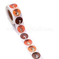 Flaches rundes papier danke aufkleber&nbsp;DIY-C042-12C