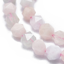 Fili di perline morganite naturale&nbsp;G-K303-B03-6mm
