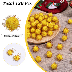 120 pompon fait main pour poupée ([1] pièce)&nbsp;FABR-SC0001-01D-03