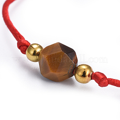 Verstellbare Nylonschnur geflochtenen Perlen Armbänder&nbsp;BJEW-JB04417-02