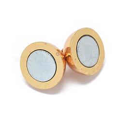 Fermagli magnetici in ottone placcato cremagliera con passanti&nbsp;KK-F801-02C-G