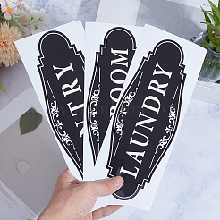 3 Stück 3 Arten selbstklebendes PVC-Schilderetikettenpapier&nbsp;DIY-CP0013-69