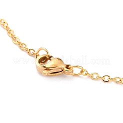 Colliers pendentifs en acier inoxydable 304&nbsp;NJEW-O122-06G