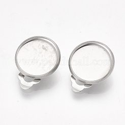 Accessori per orecchini a clip in acciaio inossidabile 304 anti-ossidazione&nbsp;STAS-S079-81D