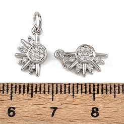 Colgante micropavé cubic zirconia de latón&nbsp;KK-B150-02P-01