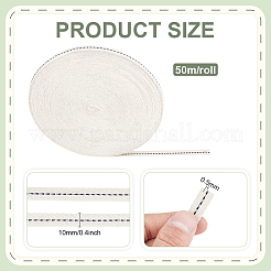 Ruban de coton&nbsp;SRIB-WH0050-02B