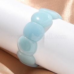Bracelets extensibles en perles de verre faites à la main pour hommes et femmes&nbsp;BJEW-G738-01B-10