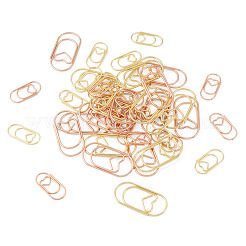 200 Uds. 4 clips de papel de acero al carbono estilo&nbsp;FIND-TA0002-17