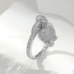 Bagues en laiton avec strass en cristal&nbsp;FS-WG96B7C-01