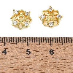 Coupelles en laiton avec zircone cubique à micro-pavé&nbsp;CU-CBAE9B1-09G