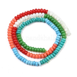 Colliers de perles de verre&nbsp;G-Z135-C08-2x4mm